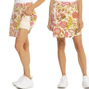 Spartina 449 Liza BiStretch Skort Women’s Size XS NEW‎ Callawassie Jacobean